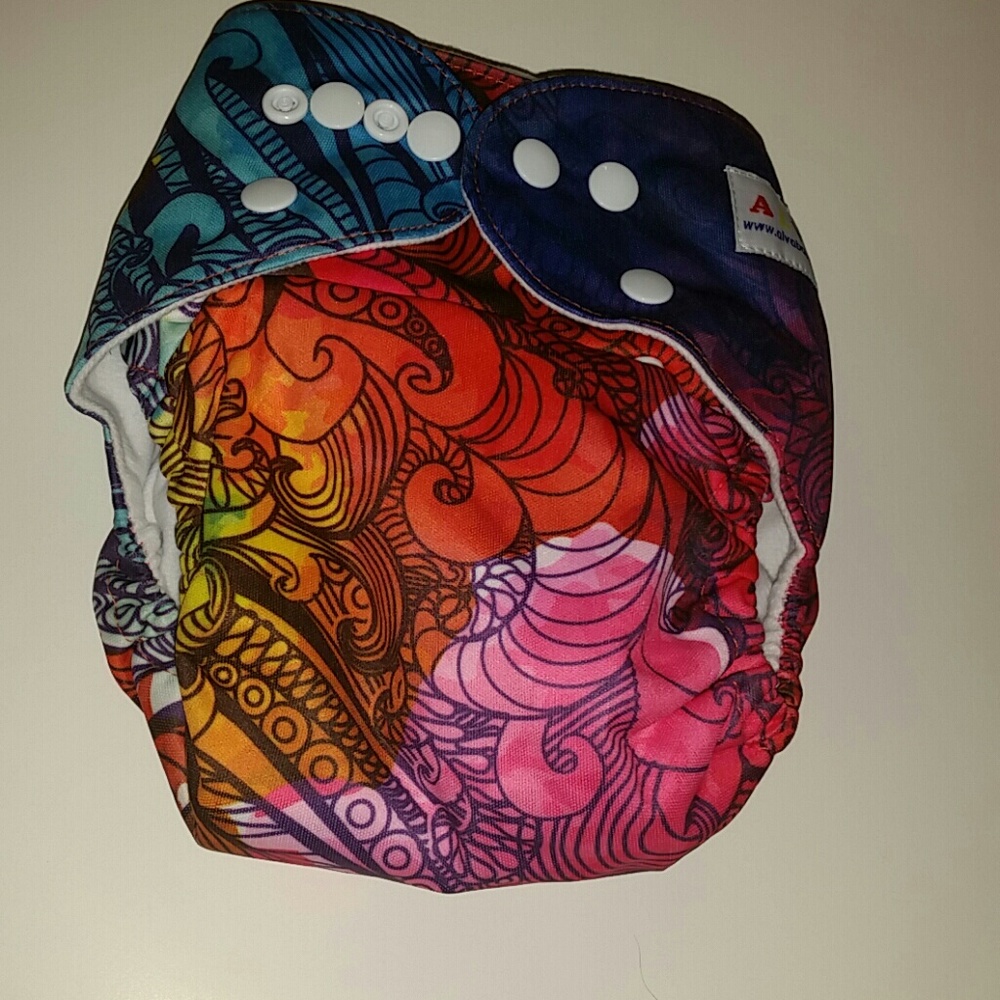 Alva Baby Cloth Diaper w/ Two Liners